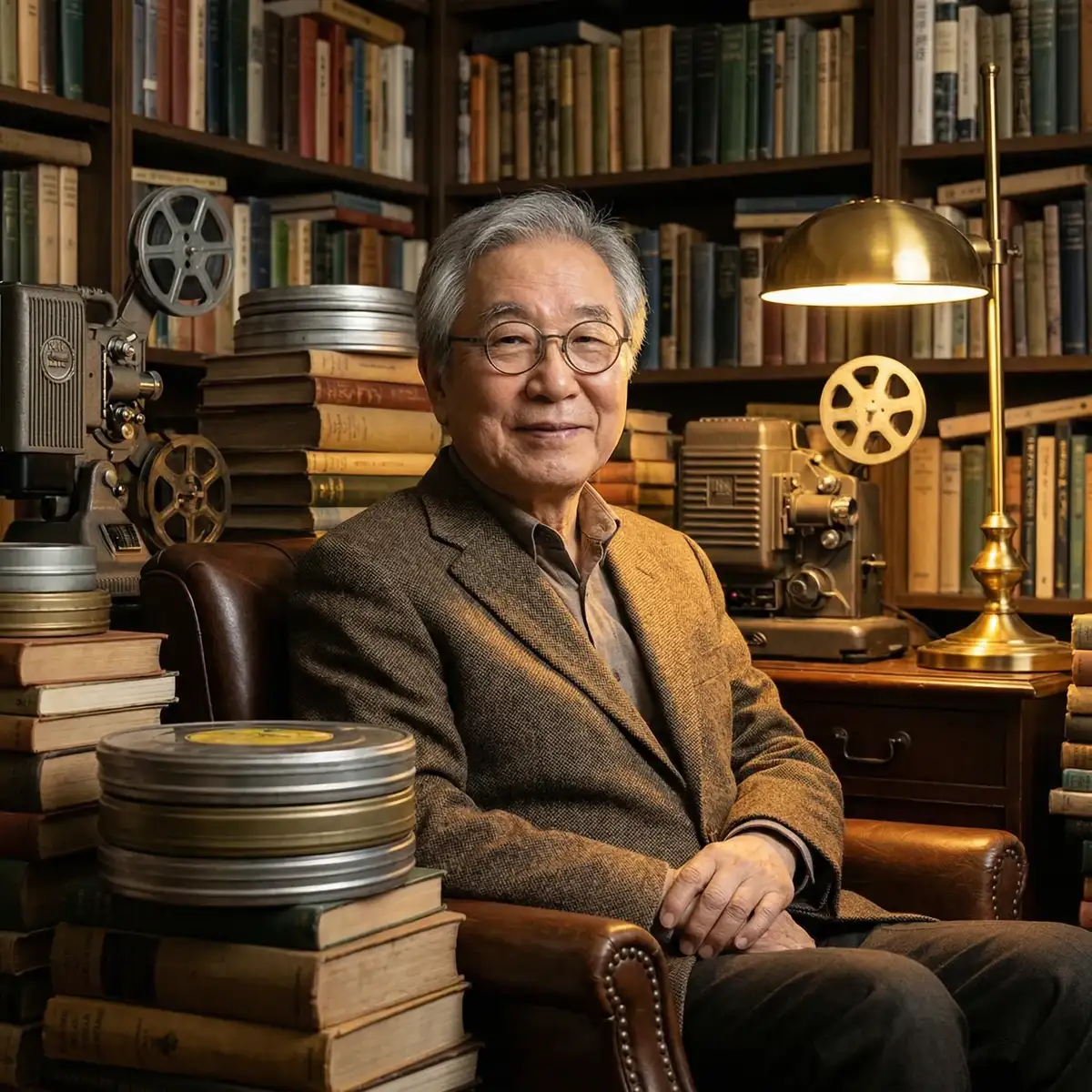 亚洲伦理片库馆长肖像 - 阿黑颜 研究学者